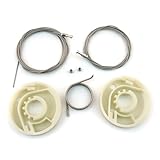 Bross Auto Parts BDP227FBA Kit de réparation de Rail de Guidage de Porte coulissante électrique côté Gauche 7E1843871 Compatible avec VW T5 Caravelle Multivan