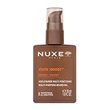 Nuxe Men Mehrzweck-Bartöl, 30 ml, pflegender 2-in-1-Bartweichmacher und Rasiervorbereitung mit Jojobaöl, Süßmandelöl, Squalan und Aschrinden-Oleo-Extrakt, macht Barthaare weich und spendet