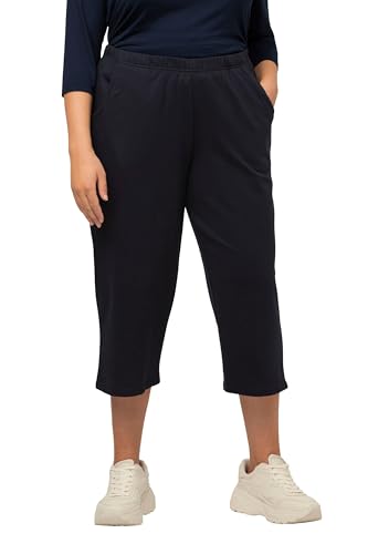 Ulla Popken Damen große Größen 7/8 Hose, Blau (Blau 71), 54/56