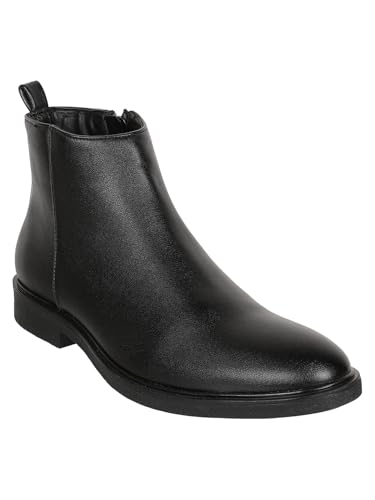 Image of Carlton London Men's Slip On Ankle Boot With Side-Zip