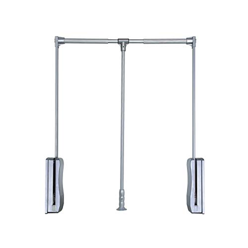 JTWJ Armario abatible Barra de Ropa elevadora Barra telescópica Colgador de Ropa de elevación del hogar Barra de Ropa amortiguada (Tamaño : 900-1220MM)