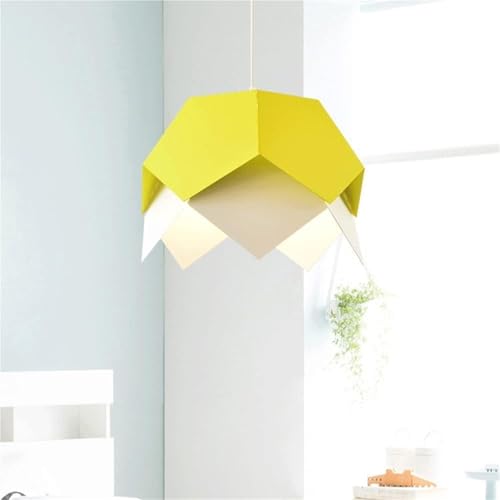 Éclairage de plafond en métal vintage bleu suspension rétro réglable E27 LWX