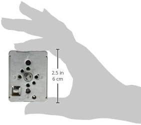 Frigidaire 318293820 Surface Element Switch dimensions, showing 2.5 inches or 6 cm