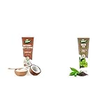 Dabur Organic Coconut Oil - Baking Soda + Green Tea Toothpaste (100ml) | Teeth Whitening Toothpaste | Fights Plaque, Stains, Bad Breath & Bacteria | Deep Cleanse, Paraben Free, SLS Free, No Alcohol