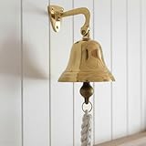 zeitzone Schiffsglocke Nostalgie Messing Glocke Maritim Türglocke 9 cm