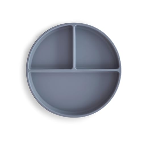 Image of mushie Silicone Suction Plate | BPA-Free Non-Slip Design (Tradewinds)