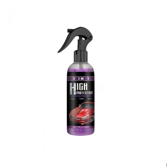 3 in 1 High Protection Quick Car Coating Spray Coating Spray 3 in 1, Car Scratch Nano Repair Spray, Wax Polishing, Fast Fine Scratch Repair