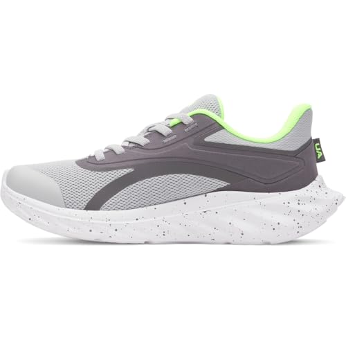 Under Armour Boys Pre School Ascend Alternate Lace (012) Mod Gray/Castlerock/Hyper Green 2.5 US