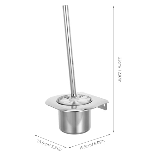 Brosse de toilette murale et son rangement discret pour une salle de bain moderne - 3