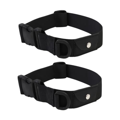 BAZEITFLOW 2Piezas Collar de Perro Ajustable Antipérdida con Bolsa de Localización Resistente al Entrenamiento y Exterior