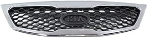 Garage-Pro Grille Assembly Compatible with 2011-2013 Kia Sorento Chrome Shell with Painted Black Insert