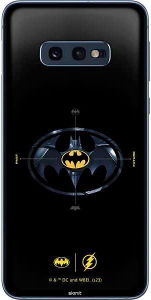 Skinit Decal Phone Skin Compatible with Samsung Galaxy S10e - Officially Licensed Warner Bros The Flash Movie: Batman Multiverse Logos Design