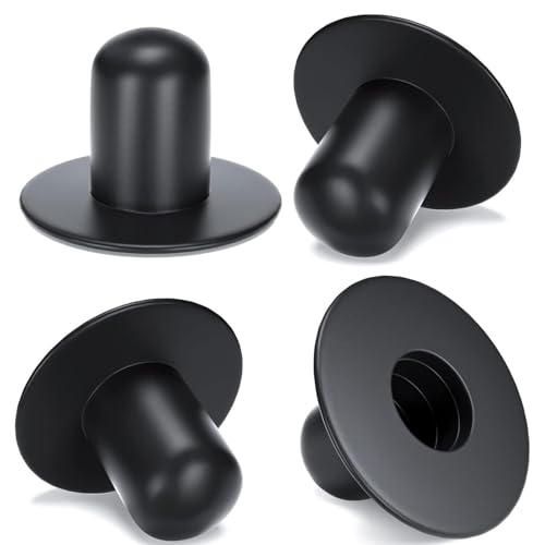 Makoto Nobu 4 Pièces Bouchons de Piscine, Bouchons Muraux pour Piscine, Piscine Hors Sol Caoutchouc Hors Vidange Accessoire pour Compatible avec Intex et...