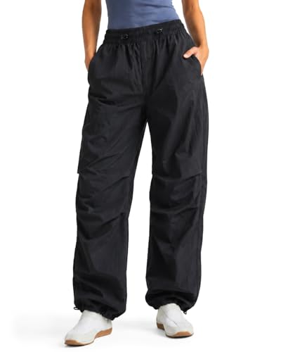Pantalon de parachute femme Y2K ample Zylioo entrejambe 81 cm
