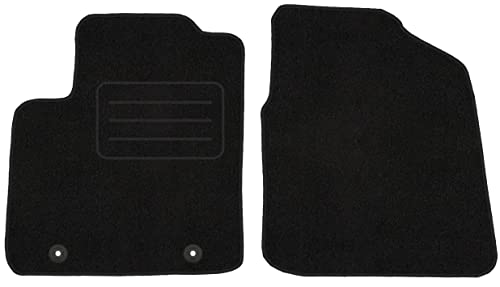 Lot de 2 tapis de sol avant en velours pour Ford KA II / MK2 (2008-2016) - 2 pièces - Ajustement parfait