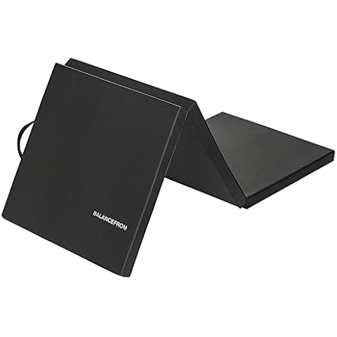 BalanceFrom Alfombrilla de ejercicio plegable de tres pliegues de 2 pulgadas de grosor Cover