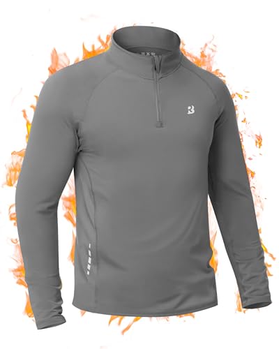 Roadbox Men's Quarter Zip Thermal Pullover