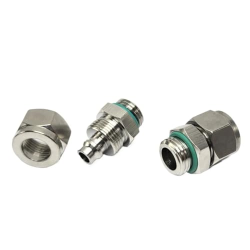 Conector neumático de acero inoxidable de 12mm con acoplamiento macho hermético 5