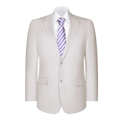 Men's Casual Blazer Two-Button Lightweight Sport Coat Modern Fit Suit Jacket for Summer Wear