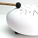 keepdrum TD8WH Zungentrommel Tongue Drum 20cm 11 Töne Weiss