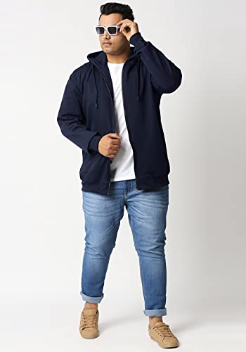Image of Wear Your Opinion Men's Plus Size Fleece Zipper Hoodie Jacket
