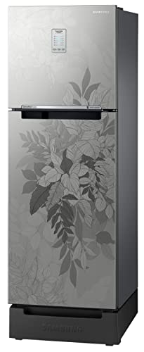 Image of Samsung 253L 2 Star Frost-Free Double Door Refrigerator Appliance (RT28B3822QB /HL, Bouquet Silver, 2022 Model)