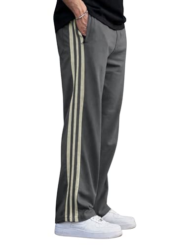 Image of Maniac Mens Colorblock Biscuit and Brown Color Baggy Fit Pant