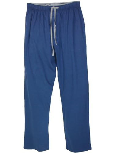Hanes Men's Big and Tall X Temp Knit Pajama Pant, 2XL, Blue3