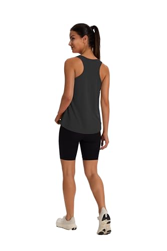 WIHOLL Women's Workout Tank Tops Sleeveless Athletic Racerback for Gym Yoga Running - Summer Fitness Tops Scoop Neck (S-XXL)3