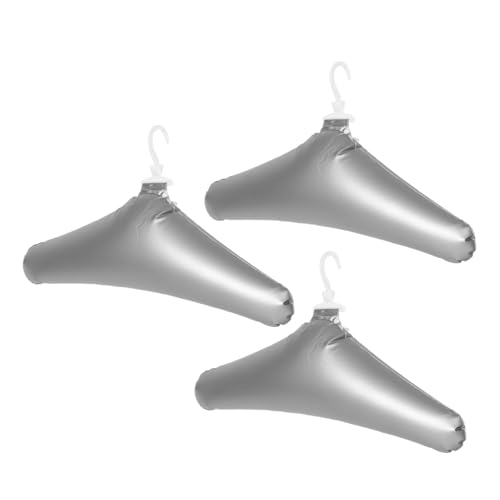 Ciieeo 3pcs Inflatable Travel Hangers Foldable Portable Compact Laundry Hanger for Drying Clothes Prevent Wrinkles Home Car Camping Outdoor