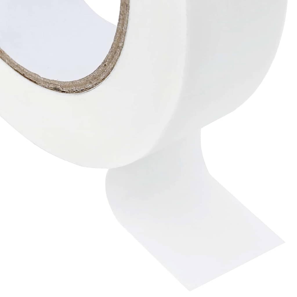 vidaXL Nastri Adesivi per Pittori 50 PCS Bianco 25mm x 50m Carta, Nastro da Lavoro, Soluzione precisa per mascherare, Protezione superfi CIE, Fai da Te, Attrezzatura Multiuso