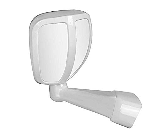 Auto Pearl Front Fender Wide Angle Mirror Bonnet Mirror (White) Compatible with- Enjoy