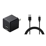 【ライトニングケーブルセット】 エレコム USB充電器 USB コンセント 合計12W 2ポート USB-A コンパクト 折りたたみ式プラグ ブラック EC-AC3912BK + Lightningケーブル ライトニング 1.0m ブラック MPA-FUAL10BK