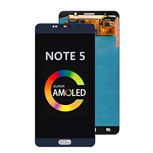 SHOWGOOD para Samsung Galaxy Note 5 N920 N920F pantalla LCD táctil digitalizador Asamblea reemplazo (AMOLED oro)