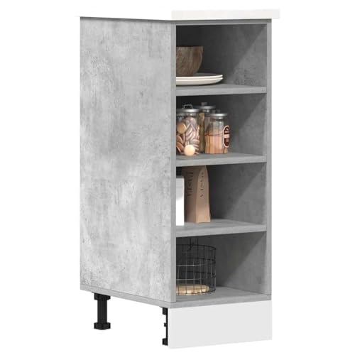Somanki Armario Debajo Fregadero Madera contrachapada Gris, Mueble Cocina, Armario Despensero Cocina, Alacenas Y Vitrinas, Alacena De Cocina, Cocina Muebles - 854196