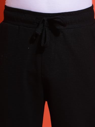 Image of Li'l Tomatoes Boys Looper Track Pant | Soft & Breathable Summer Casual Wear | Elastic Waist with Drawstring | 9-16 Years