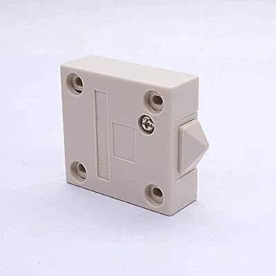2Pcs White Wardrobe Touch Switch Cabinet Lamp Switch Normally Closed Automatic Door Touch Switch