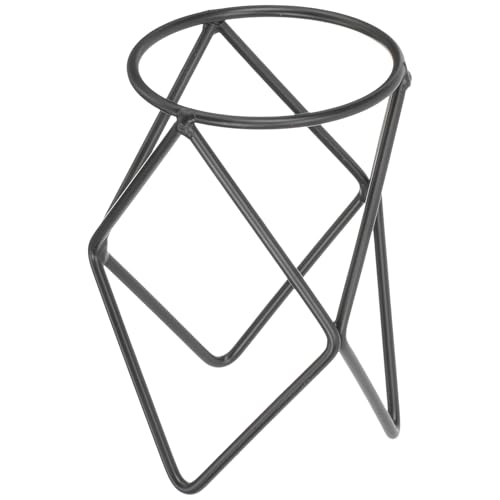 ibasenice Soporte de Exhibición de Bola de Cristal de Hierro Base Geométrica Minimalista para Decoración de Salón y Plantas Soporte para Esferas y Adornos Redondos