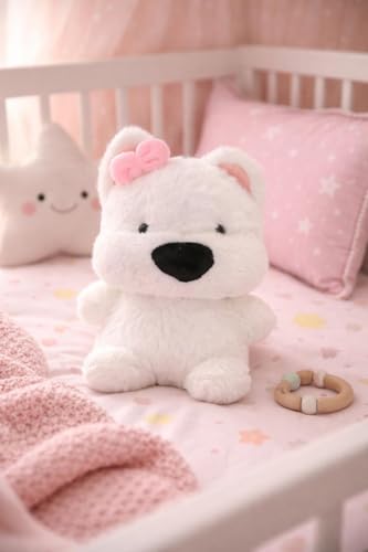 Image of SCOOBA Super Soft Tiny Dog with Bow Soft Toy (Tiny Bow Dog)