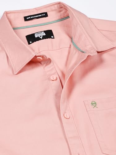 Image of Thomas Scott Men Classic Slim Fit Cotton Casual Full Sleeves Shirt