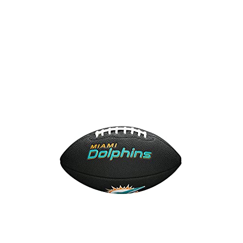 Wilson Pelota de fútbol Americano Mini NFL Team Soft Touch, Cuero Mixto Suave al Tacto