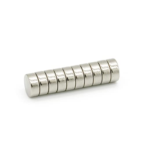 【市販最高グレード】【防錆】強力ネオジム磁石 5mm × 2mm N54 10個セット 特殊4層メッキ DIY 小型 丸型 工業用 キッチン 浴室 室外 事務所 多用途 KYOKEI