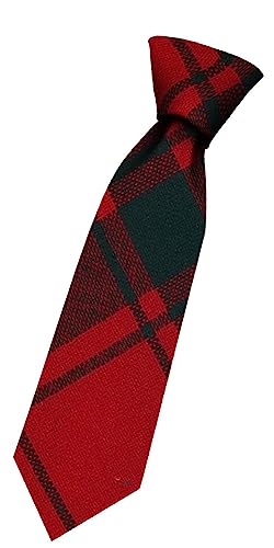 I LUV LTD Boys All Wool Tie Woven And Made in Scotland in MacDonald of Sleat Modern Tartan