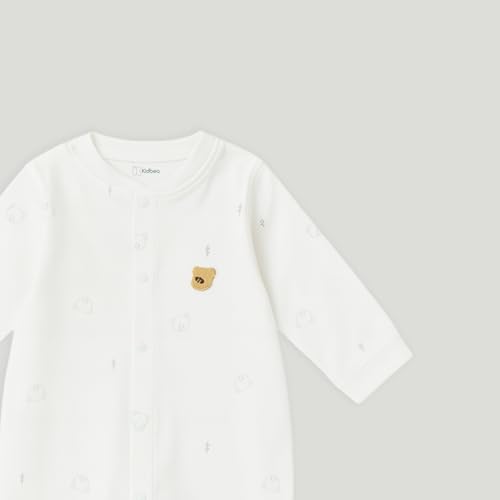 Image of Kidbea Soft Cotton Unisex Baby Onesie Romper | Cute & Multiple Prints Full Sleeve Sleepsuit for Infant | Comfortable Trendy Bodysuit