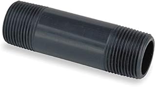 Close Nipple,Threaded at Both Ends,2-1/2