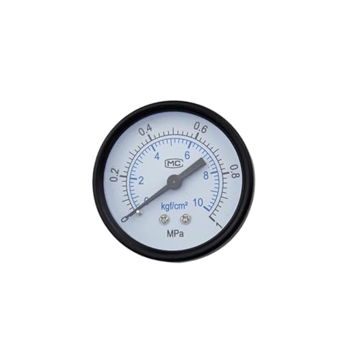 Manomètre pneumatique à aiguille - Lot de 2 cadrans axiaux 1/4 1MPa