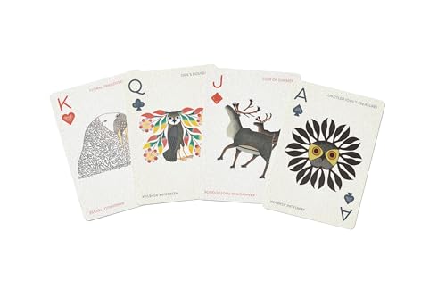 Baraja de Póker Pomegranate Arte Inuit 52 cartas miniatura 3
