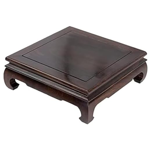 Exquisite Wooden Base for Statues