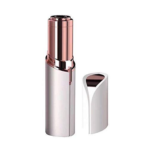 Facial Hair Remover, Women Mini Electric Painless Epilator for Face Facial Body Depilator Lipstick-Shaped Neck Leg Shaving Tool (Rechargeable)