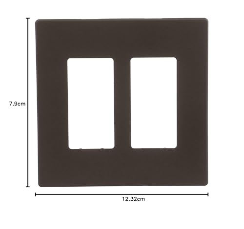 Placa de pared de 2 bandas Eaton PJS262RB-SP-L color bronce oscuro 8